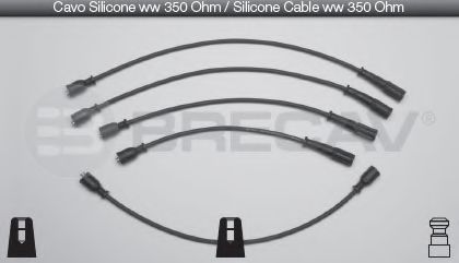 06.558 BRECAV Комплект проводов зажигания 06.558 BRECAV Комплект проводов зажигания