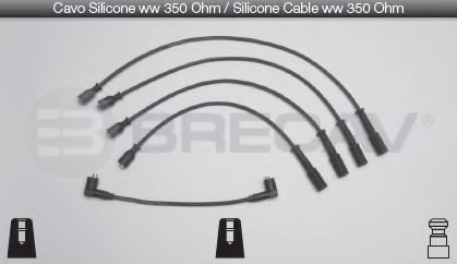 06.564 BRECAV Комплект проводов зажигания 06.564 BRECAV Комплект проводов зажигания