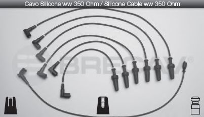 07.523 BRECAV Комплект проводов зажигания 07.523 BRECAV Комплект проводов зажигания