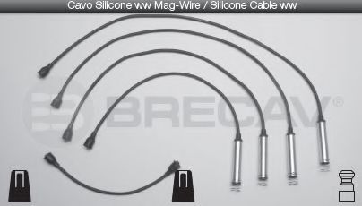 09.523 BRECAV Комплект проводов зажигания 09.523 BRECAV Комплект проводов зажигания