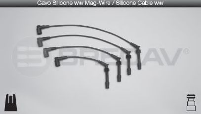 09.536 BRECAV Комплект проводов зажигания 09.536 BRECAV Комплект проводов зажигания