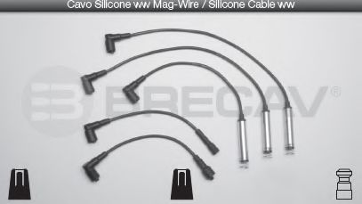 09.544 BRECAV Комплект проводов зажигания 09.544 BRECAV Комплект проводов зажигания