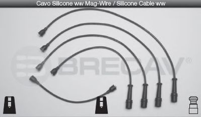 11.504 BRECAV Комплект проводов зажигания 11.504 BRECAV Комплект проводов зажигания