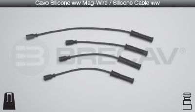 11.554 BRECAV Комплект проводов зажигания 11.554 BRECAV Комплект проводов зажигания