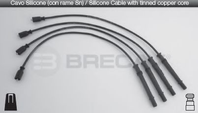 111.004C BRECAV Комплект проводов зажигания 111.004C BRECAV Комплект проводов зажигания
