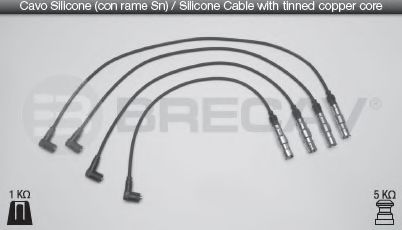 14.524 BRECAV Комплект проводов зажигания 14.524 BRECAV Комплект проводов зажигания