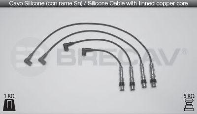 14.535 BRECAV Комплект проводов зажигания 14.535 BRECAV Комплект проводов зажигания