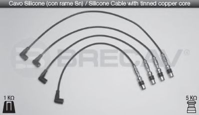 14.539 BRECAV Комплект проводов зажигания 14.539 BRECAV Комплект проводов зажигания