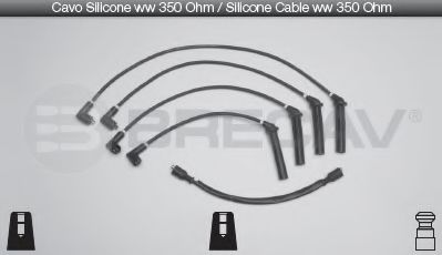 23.503 BRECAV Комплект проводов зажигания 23.503 BRECAV Комплект проводов зажигания