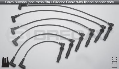 23.504 BRECAV Комплект проводов зажигания 23.504 BRECAV Комплект проводов зажигания