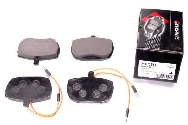 PROTECHNIC PRP0551 Комплект тормозных колодок, дисковый тормоз 