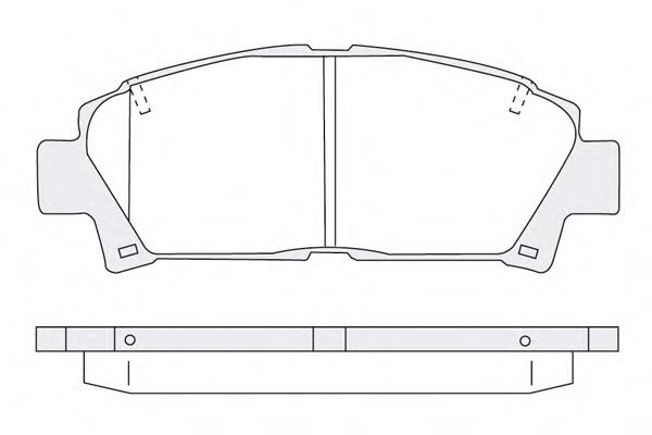 KSH-KOSHIMO 18500058089 Тормозные колодки KSH-KOSHIMO для TOYOTA