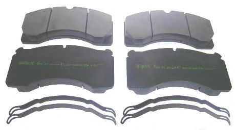 AIR FREN 2129124 Комплект тормозных колодок, дисковый тормоз 