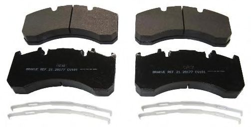 AIR FREN 2129177 Комплект тормозных колодок, дисковый тормоз 