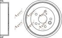APEC braking DRM9524 Тормозной барабан для TOYOTA RAV4