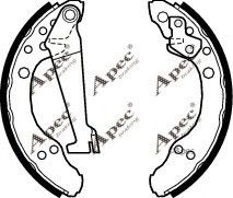 APEC braking SHU301 Ремкомплект барабанных колодок APEC BRAKING 