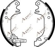 APEC braking SHU407 Ремкомплект барабанных колодок APEC BRAKING для RENAULT
