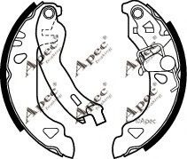 APEC braking SHU508 Ремкомплект барабанных колодок для FIAT BRAVA