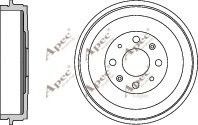 APEC braking DRM9941 Тормозной барабан для FIAT PUNTO VAN (199)