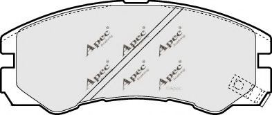 APEC braking PAD1036 Тормозные колодки для ISUZU TROOPER