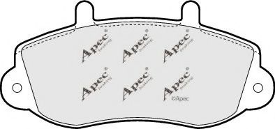 APEC braking PAD1042 Тормозные колодки APEC BRAKING для OPEL