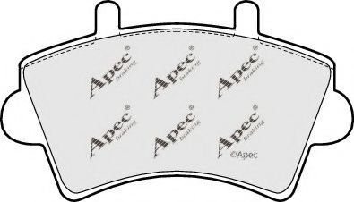 APEC braking PAD1204 Тормозные колодки APEC BRAKING для RENAULT
