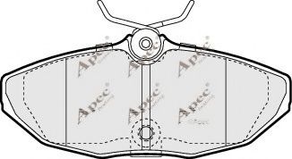 APEC braking PAD1226 Тормозные колодки для JAGUAR