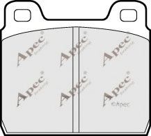 APEC braking PAD126 Тормозные колодки APEC BRAKING 