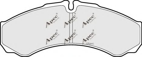 APEC braking PAD1292 Тормозные колодки для IVECO