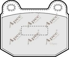 APEC braking PAD1356 Тормозные колодки для OPEL SPEEDSTER