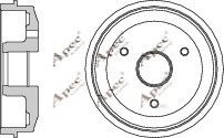 APEC braking DRM9118 Тормозной барабан для PEUGEOT 106