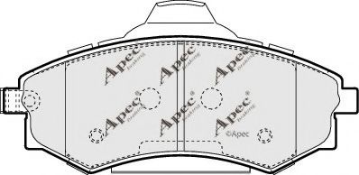 APEC braking PAD1395 Тормозные колодки APEC BRAKING для HYUNDAI