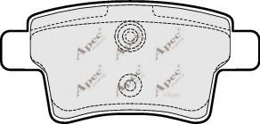 APEC braking PAD1526 Тормозные колодки APEC BRAKING для CITROEN