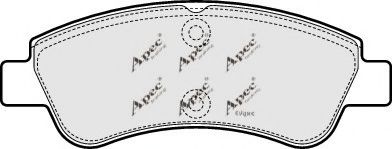 APEC braking PAD1546 Тормозные колодки APEC BRAKING для PEUGEOT