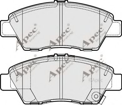 APEC braking PAD1675 Тормозные колодки APEC BRAKING для HONDA