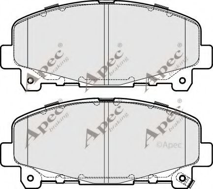 APEC braking PAD1693 Тормозные колодки APEC BRAKING для HONDA