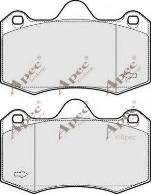 APEC braking PAD1721 Тормозные колодки APEC BRAKING для RENAULT