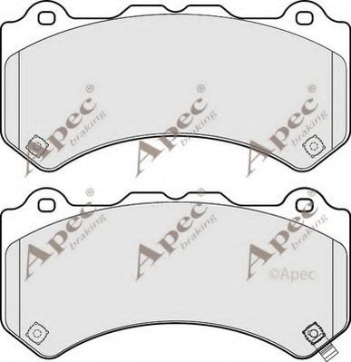 APEC braking PAD1743 Тормозные колодки для NISSAN GT-R