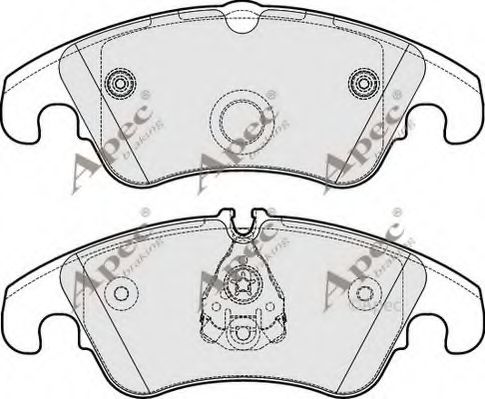 APEC braking PAD1749 Тормозные колодки APEC BRAKING для FORD