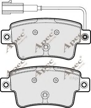 APEC braking PAD1776 Тормозные колодки для ABARTH