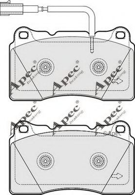 APEC braking PAD1790 Тормозные колодки для ALFA ROMEO