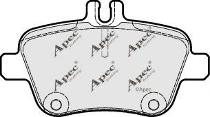 APEC braking PAD1851 Тормозные колодки для MERCEDES-BENZ CLA