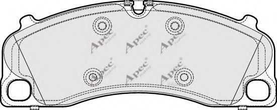 APEC braking PAD1904 Тормозные колодки для PORSCHE