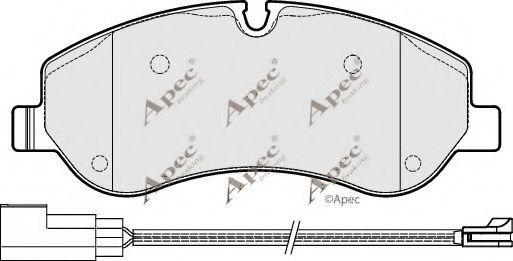 APEC braking PAD1930 Тормозные колодки для FORD TOURNEO CUSTOM