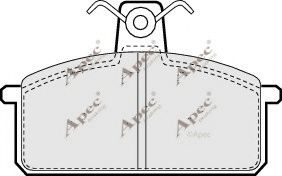 APEC braking PAD373 Тормозные колодки для SEAT MARBELLA