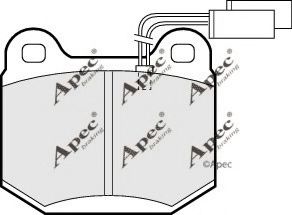 APEC braking PAD488 Тормозные колодки для ALFA ROMEO 75