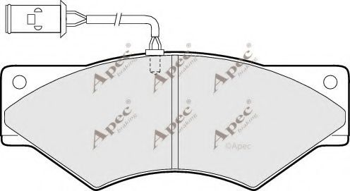 APEC braking PAD884 Тормозные колодки APEC BRAKING для IVECO