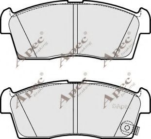 APEC braking PAD1856 Тормозные колодки для CITROËN C-ZERO