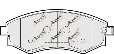 APEC braking PAD1504 Тормозные колодки для SSANGYONG
