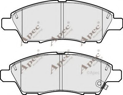 APEC braking PAD1759 Тормозные колодки APEC BRAKING для NISSAN